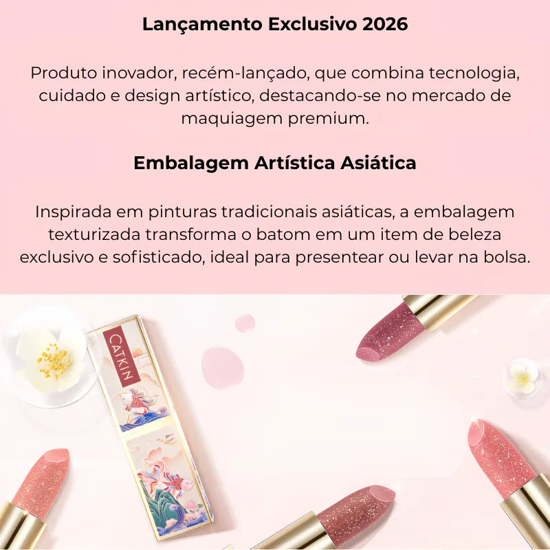 Batom Glow Asiático – Edição Luxo 2026