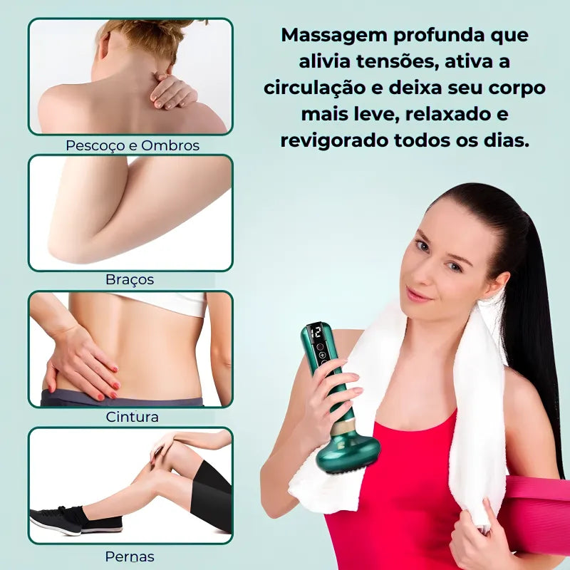 Ventosa SlimTech 12 Níveis– Redução de Celulite e Gordura Localizada